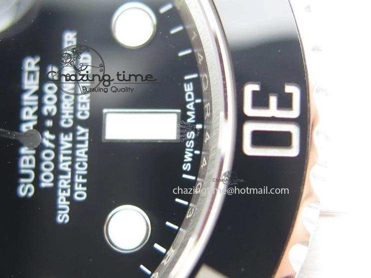 0103 Colorful Submariner 116610 LN Black Ceramic JF 1:1 Best Edition On SS Bracelet A2836 V 3977